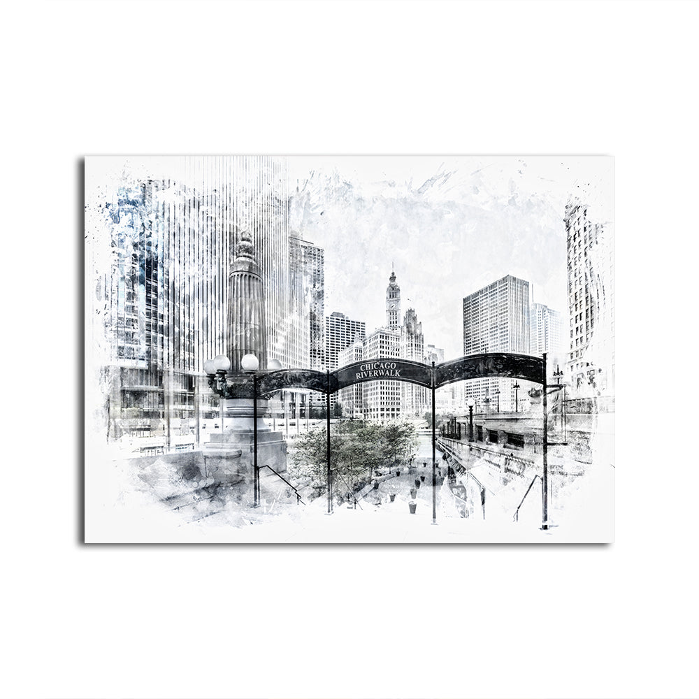 City Art CHICAGO Downtown Wall Art