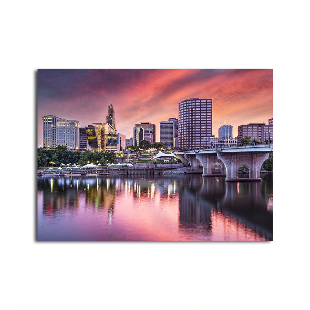 Hartford Skyline Wall Art