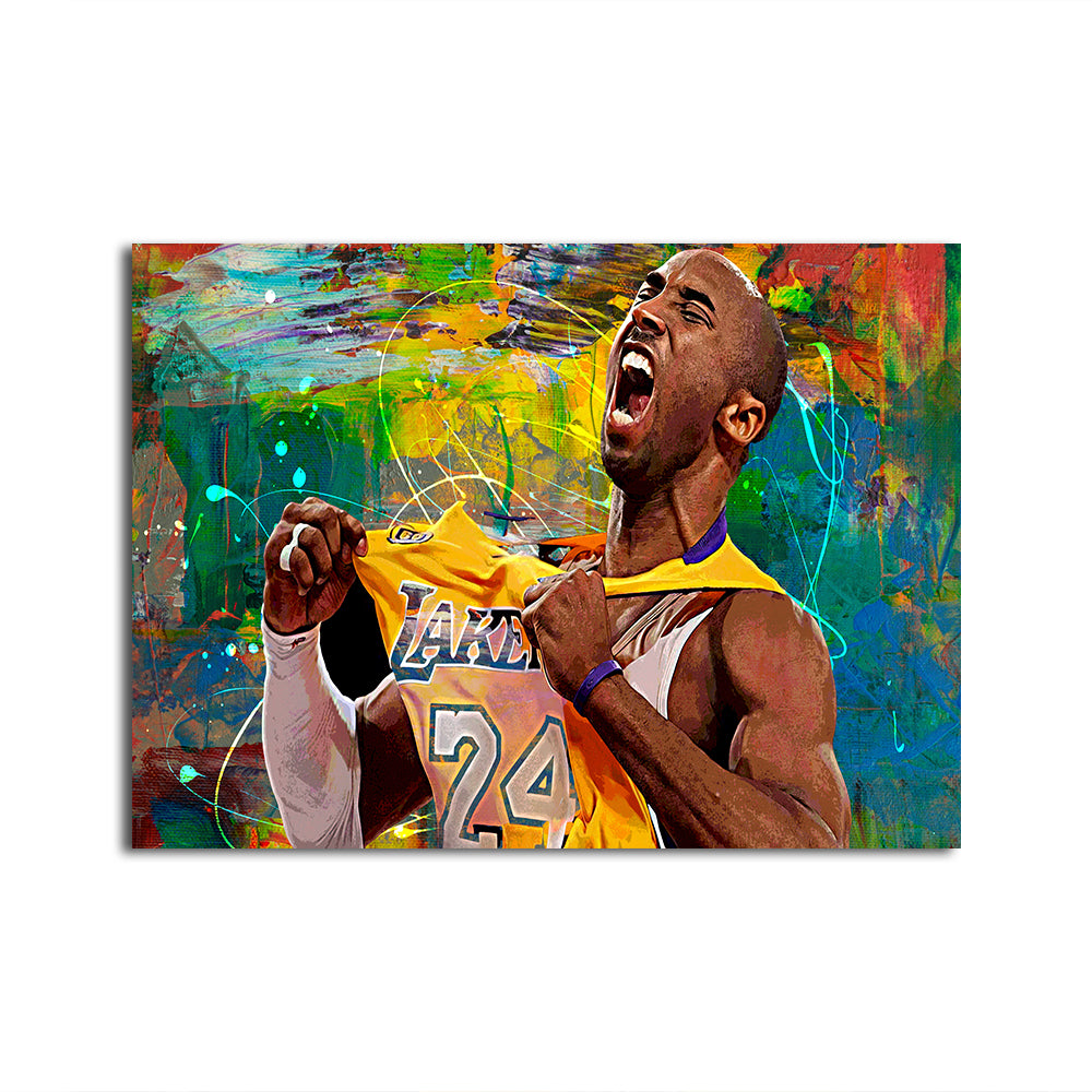 The Black Mamba Yellow Blend Wall Art