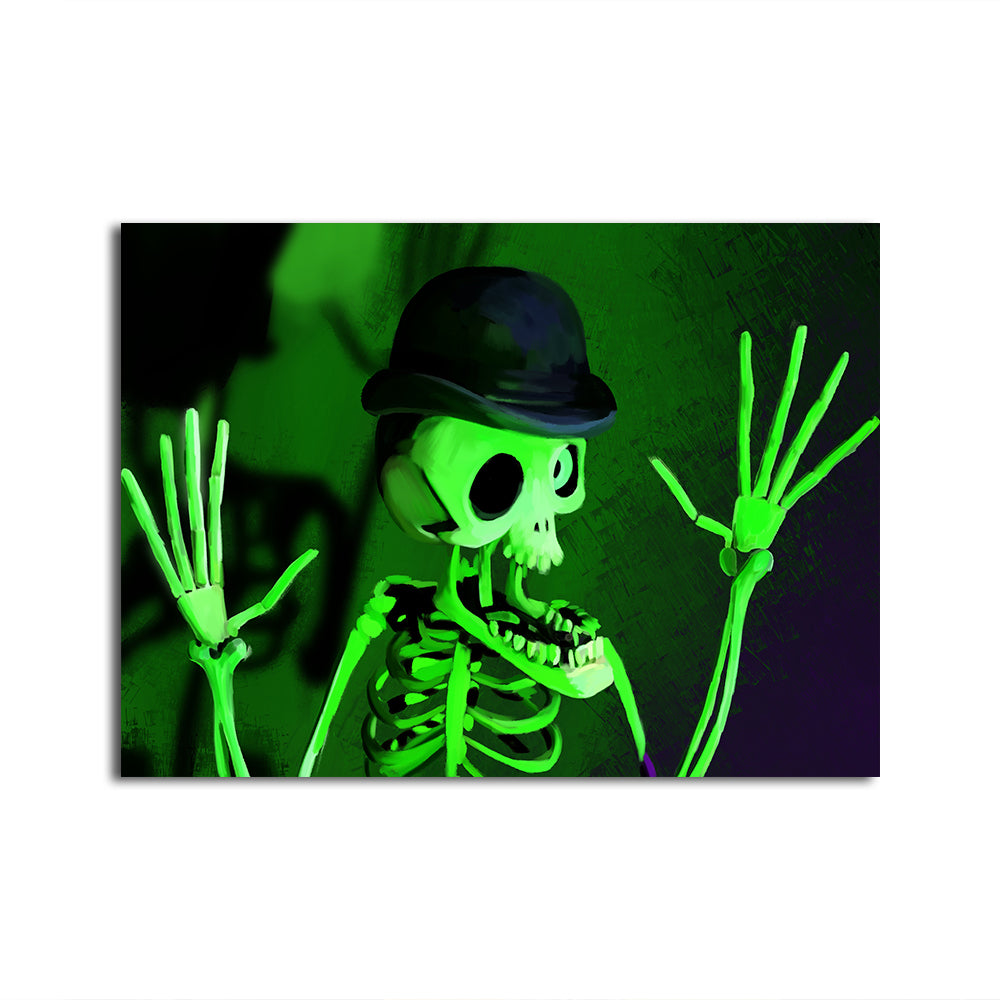 Corpse Bride Skeleton Wall Art