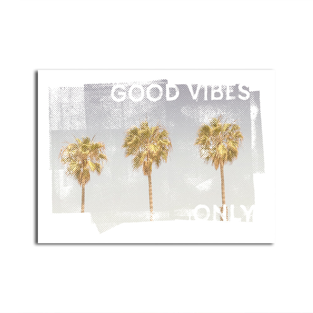 Good Vibes Vintage Palm Trees