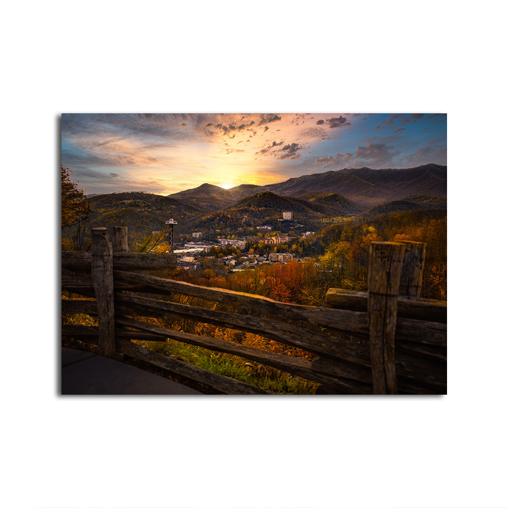 Gatlinburg Sunset Wall Art