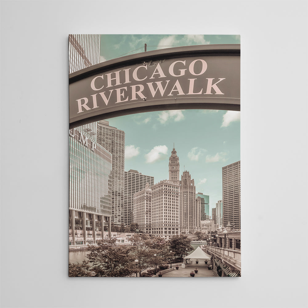 Chicago Riverwalk Wall Art