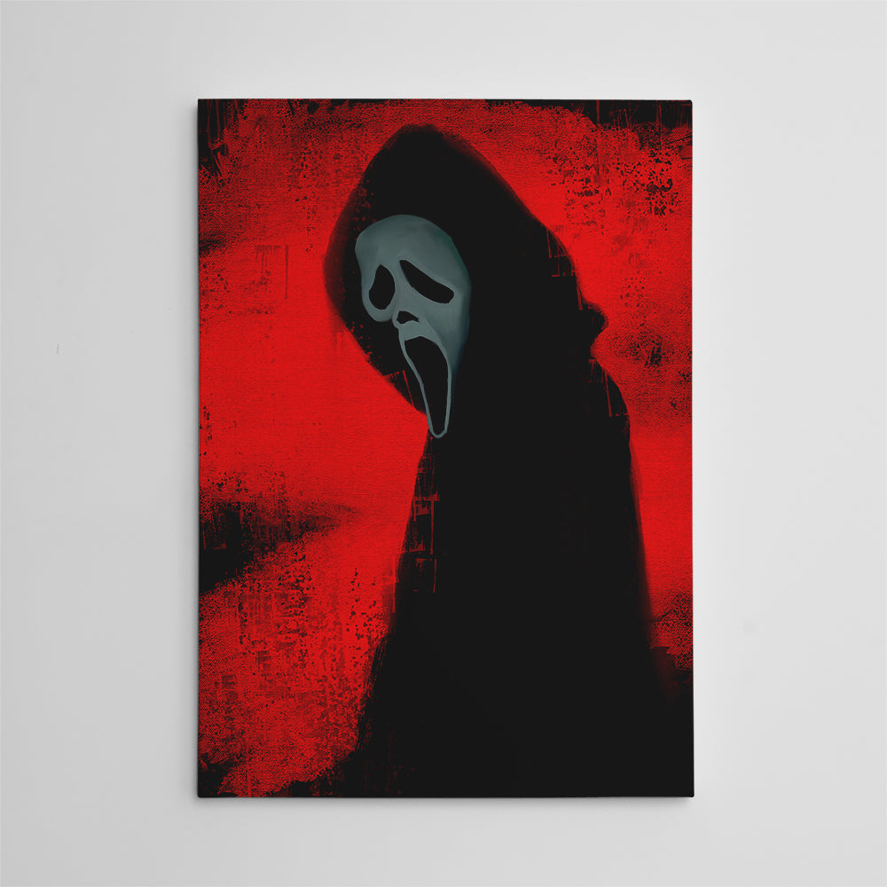 Ghost Face Portrait Wall Art
