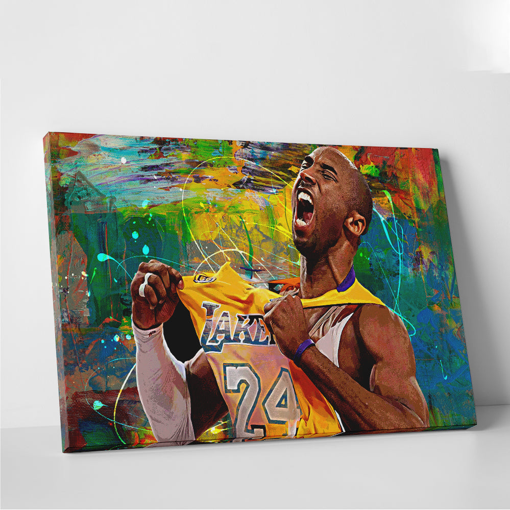 The Black Mamba Yellow Blend Wall Art
