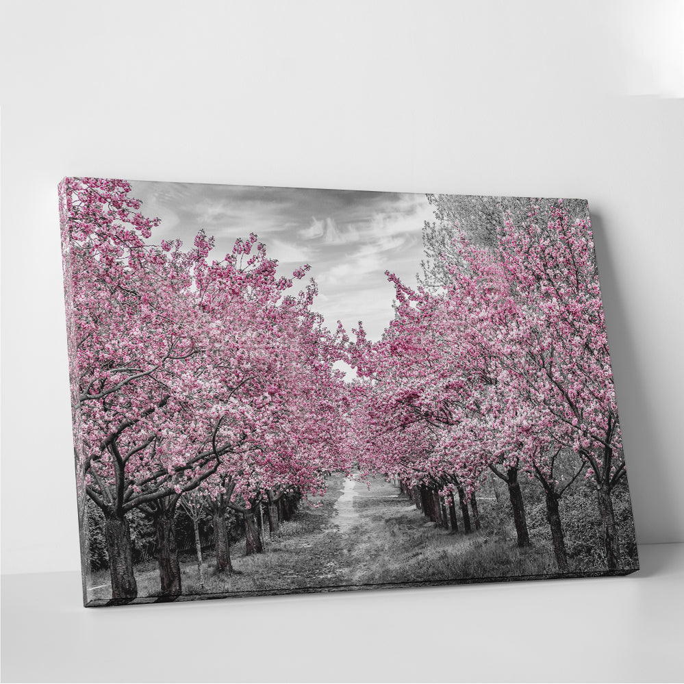 Charming Cherry Blossom Alley Wall Art