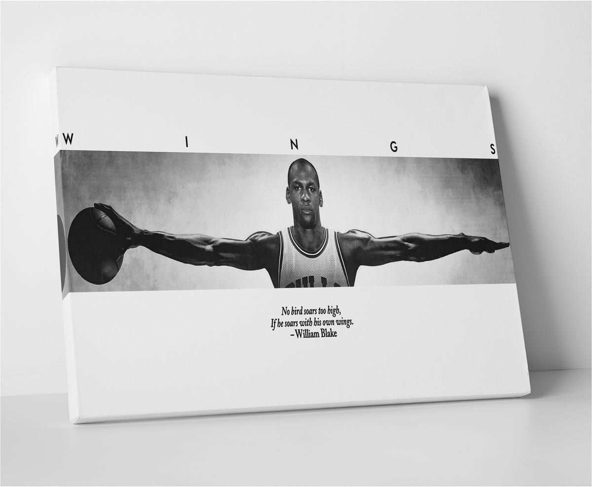 MJ Wings Panoramic Wall Art