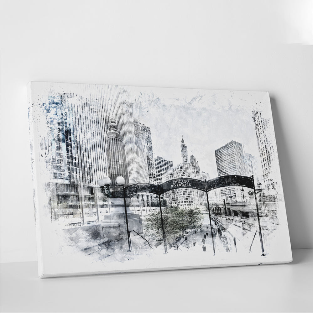 City Art CHICAGO Downtown Wall Art