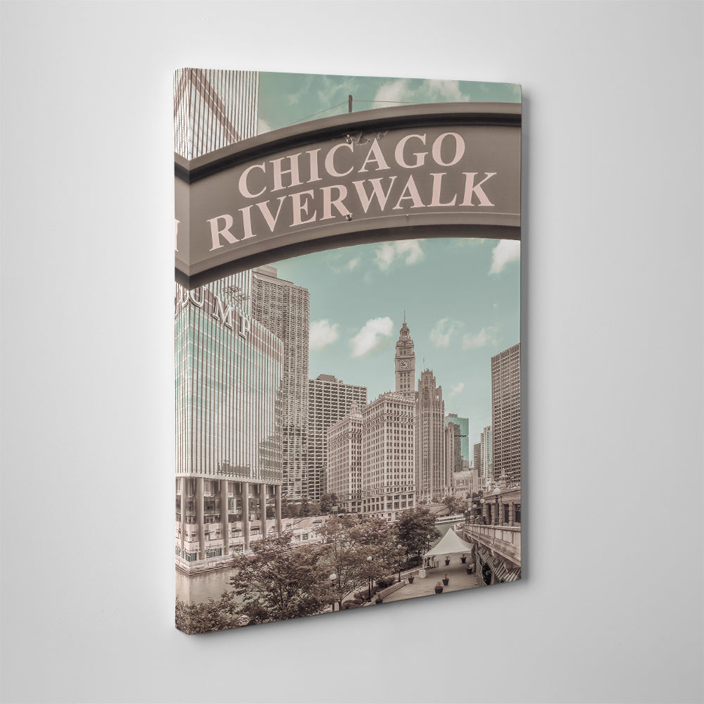 Chicago Riverwalk Wall Art