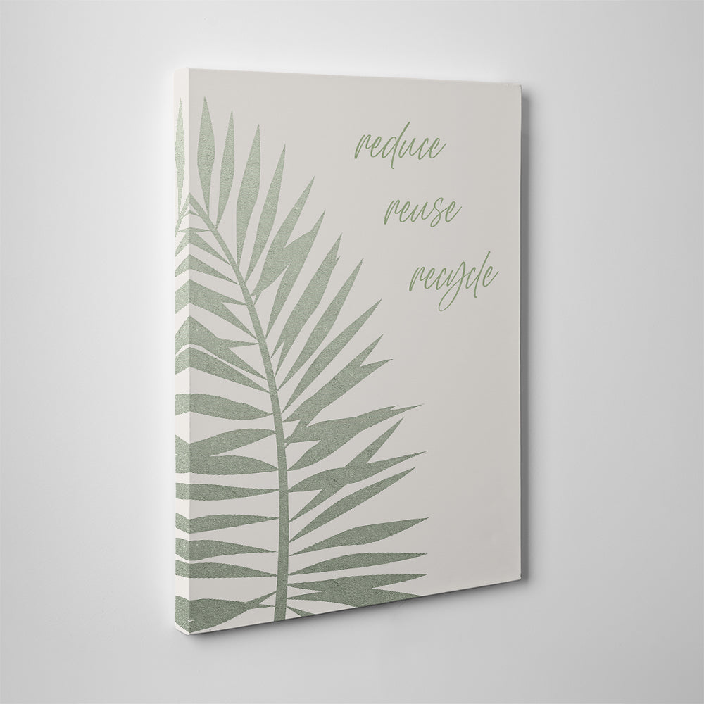 Reduce - Reuse - Recycle Wall Art