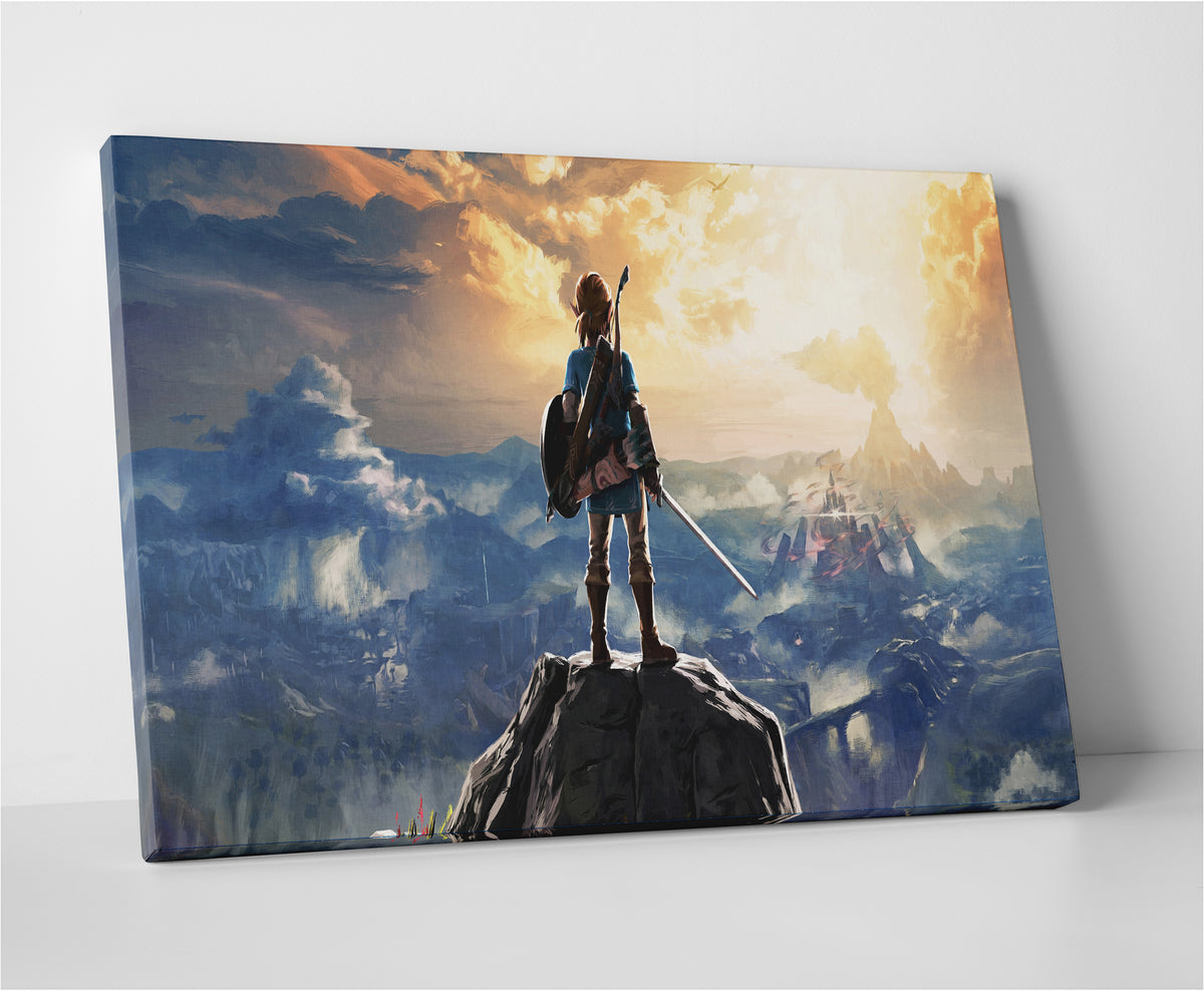 Zelda Breath of the Wild Panoramic Wall Art