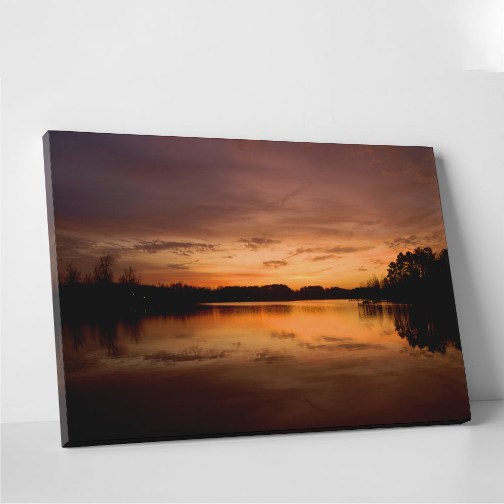 Lake Weiss Sunrise Wall Art