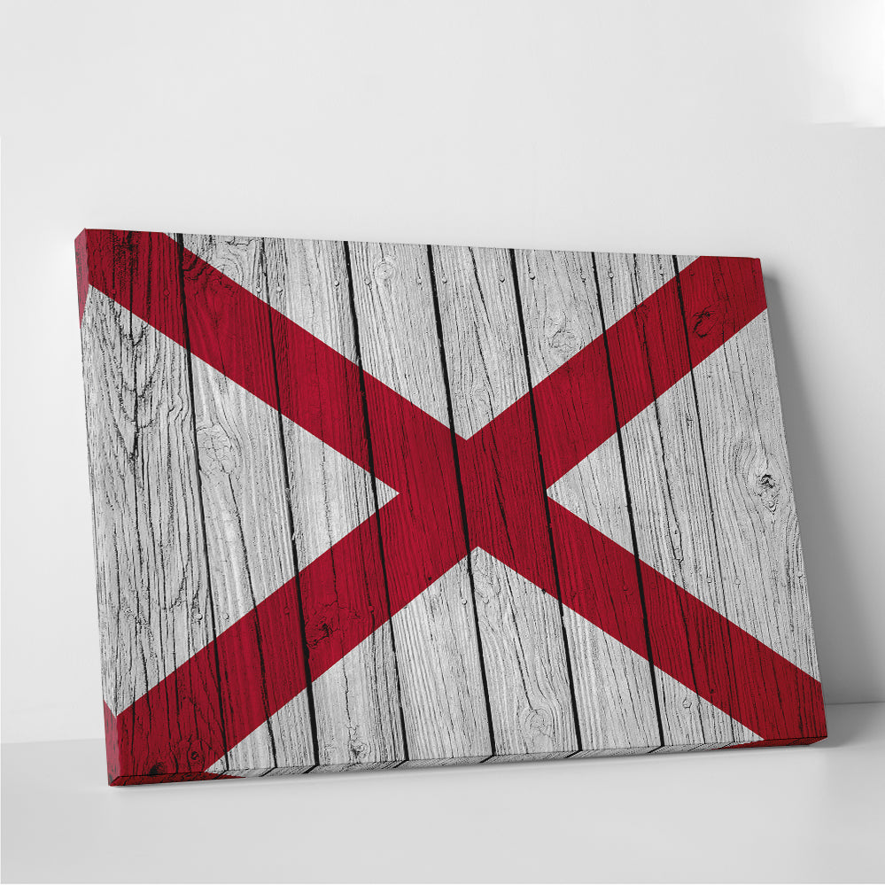 Alabama State Flag Wall Art