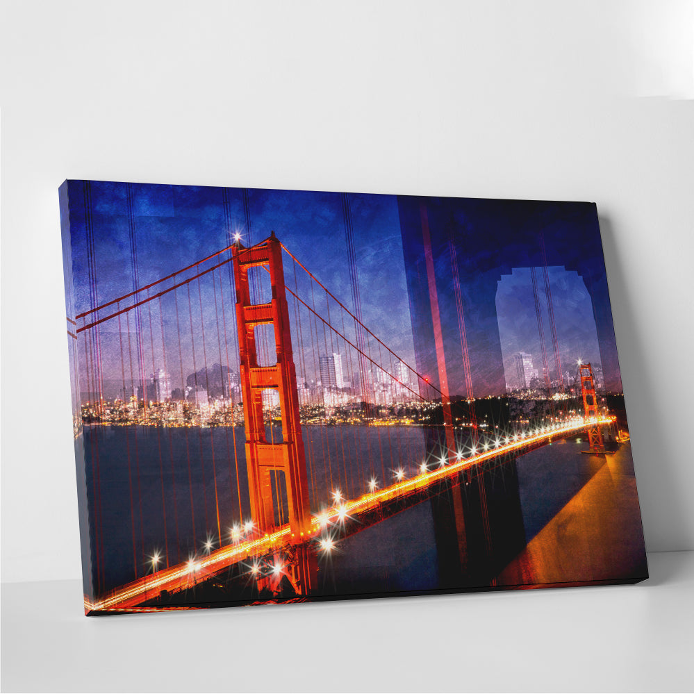 City Art Golden Gate Bridge Composing