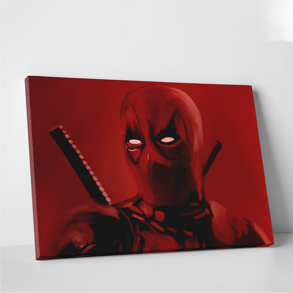 Dead In Red Wall Art
