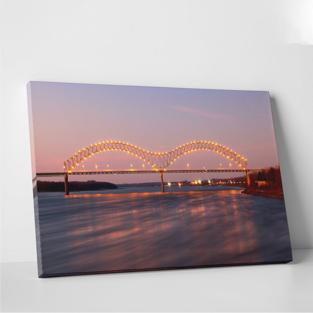 Memphis Arkansas Bridge Wall Art