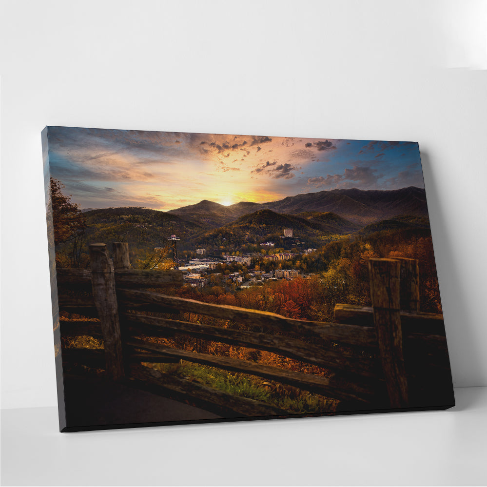 Gatlinburg Sunset Wall Art
