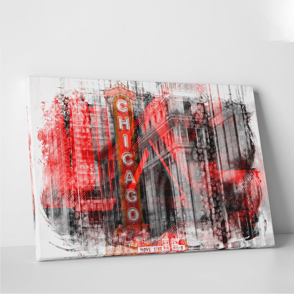 Chicago _ Geometric Mix No. 4 Wall Art