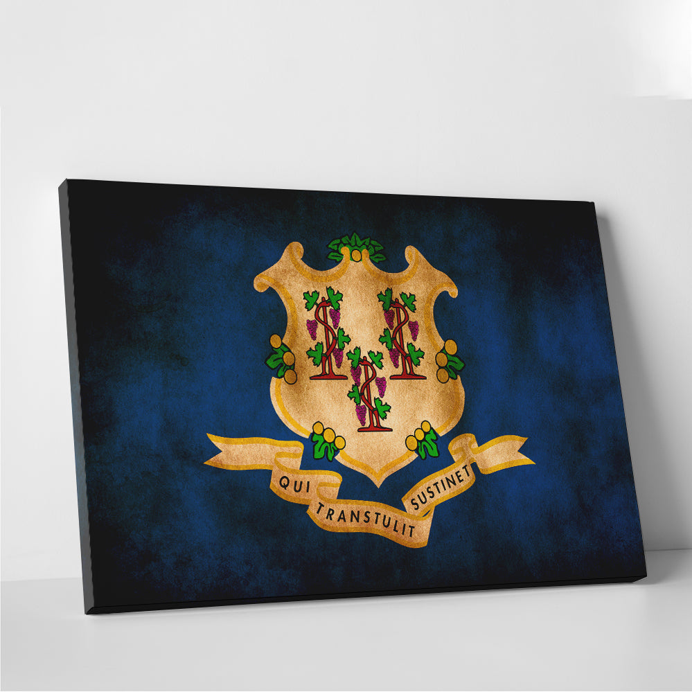 Connecticut State Flag Wall Art