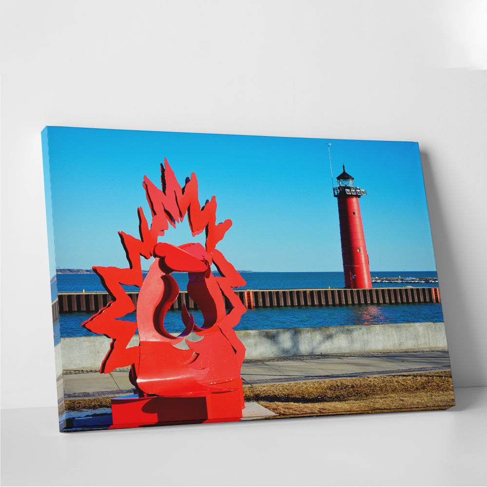 North Pier Lighthouse Wall Art