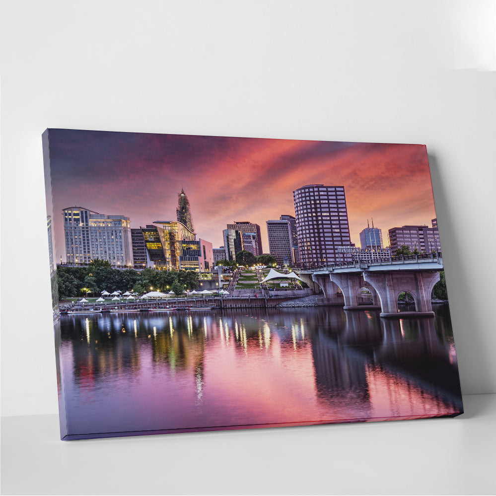 Hartford Skyline Wall Art