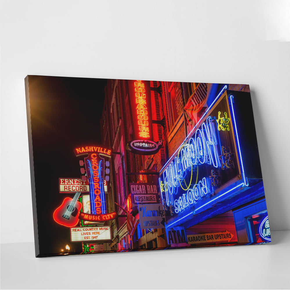 Nashville Music Row Wall Art