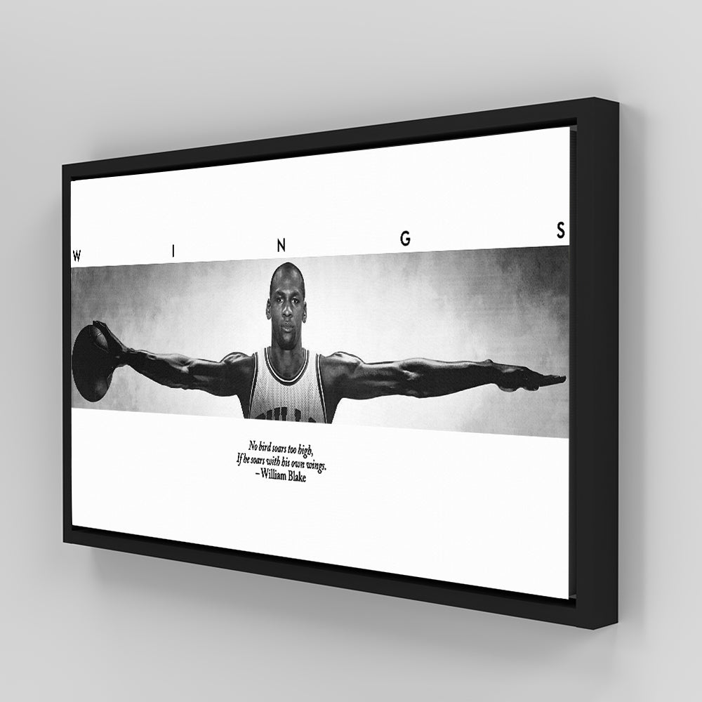 MJ Wings Panoramic Wall Art