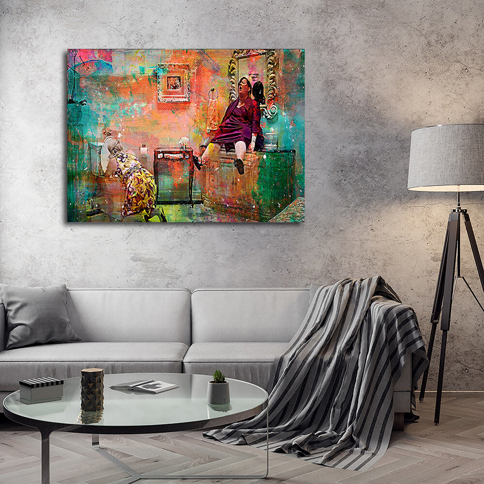 Bridesmaids Get Sick Wall Art