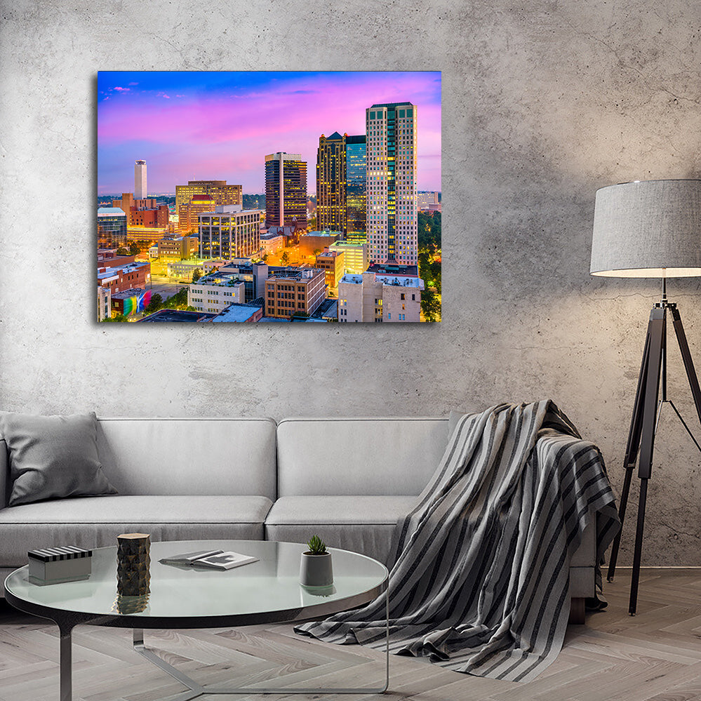 Birmingham Skyline Wall Art