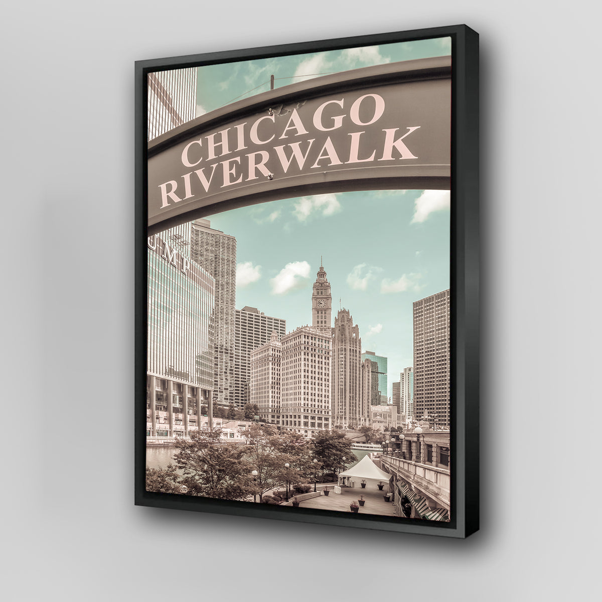 Chicago Riverwalk Wall Art