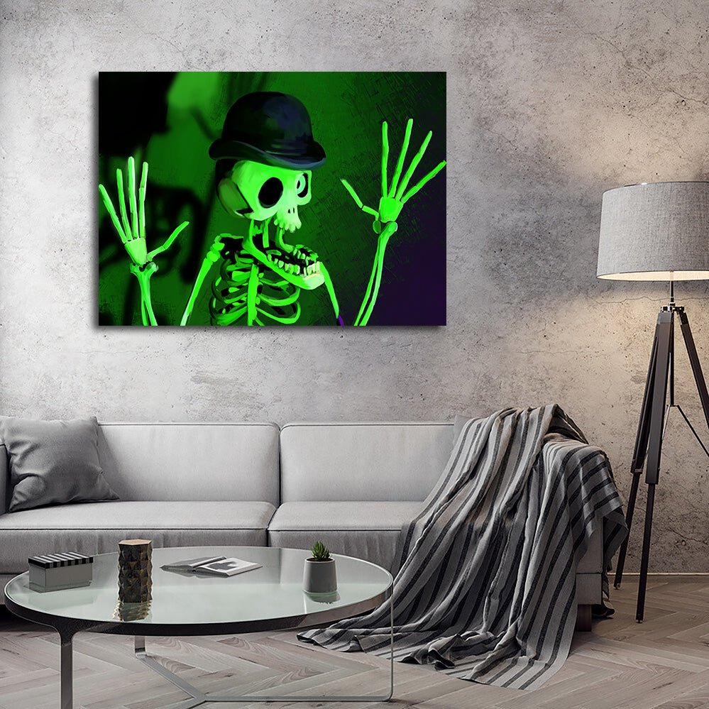Corpse Bride Skeleton Wall Art