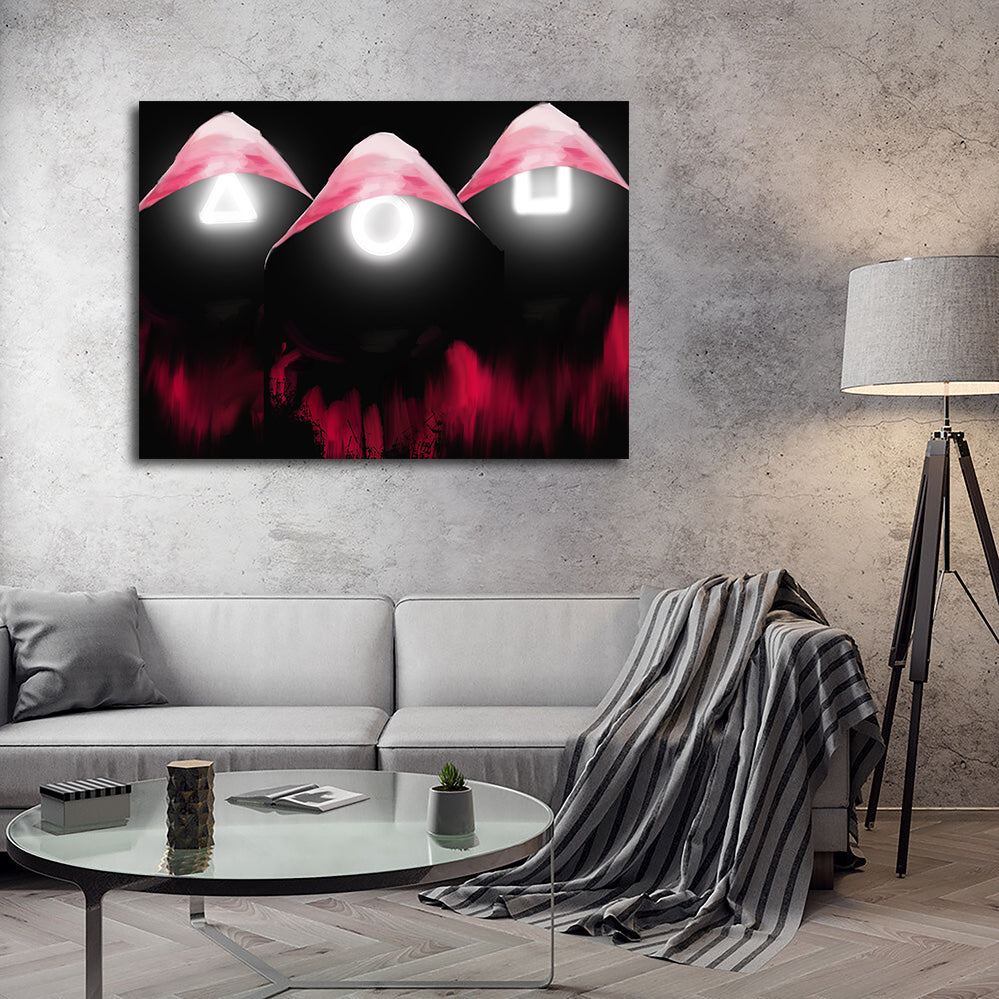 Squid Game Enforcers Wall Art