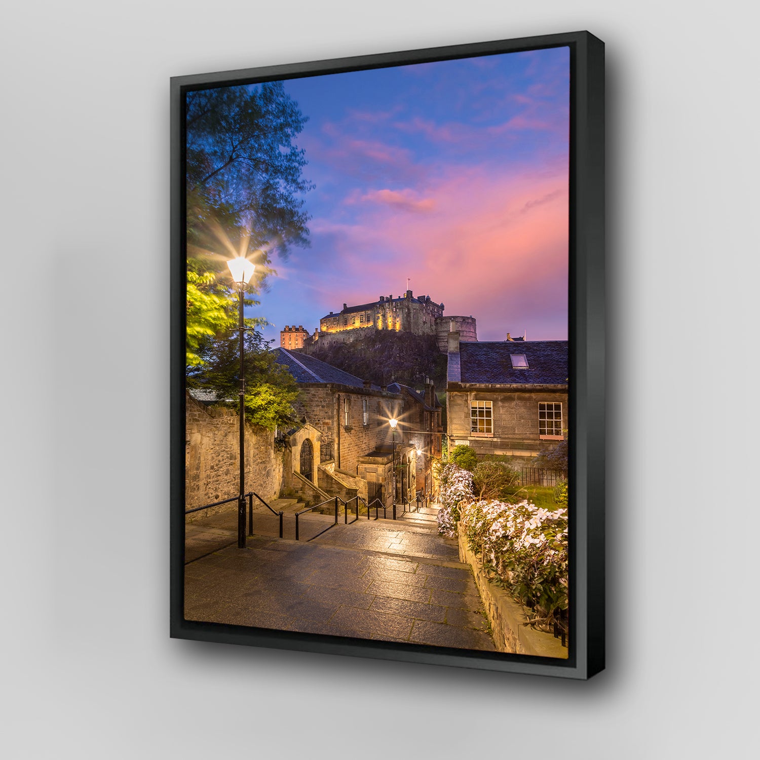 Edinburgh Castle Sunset Wall Art