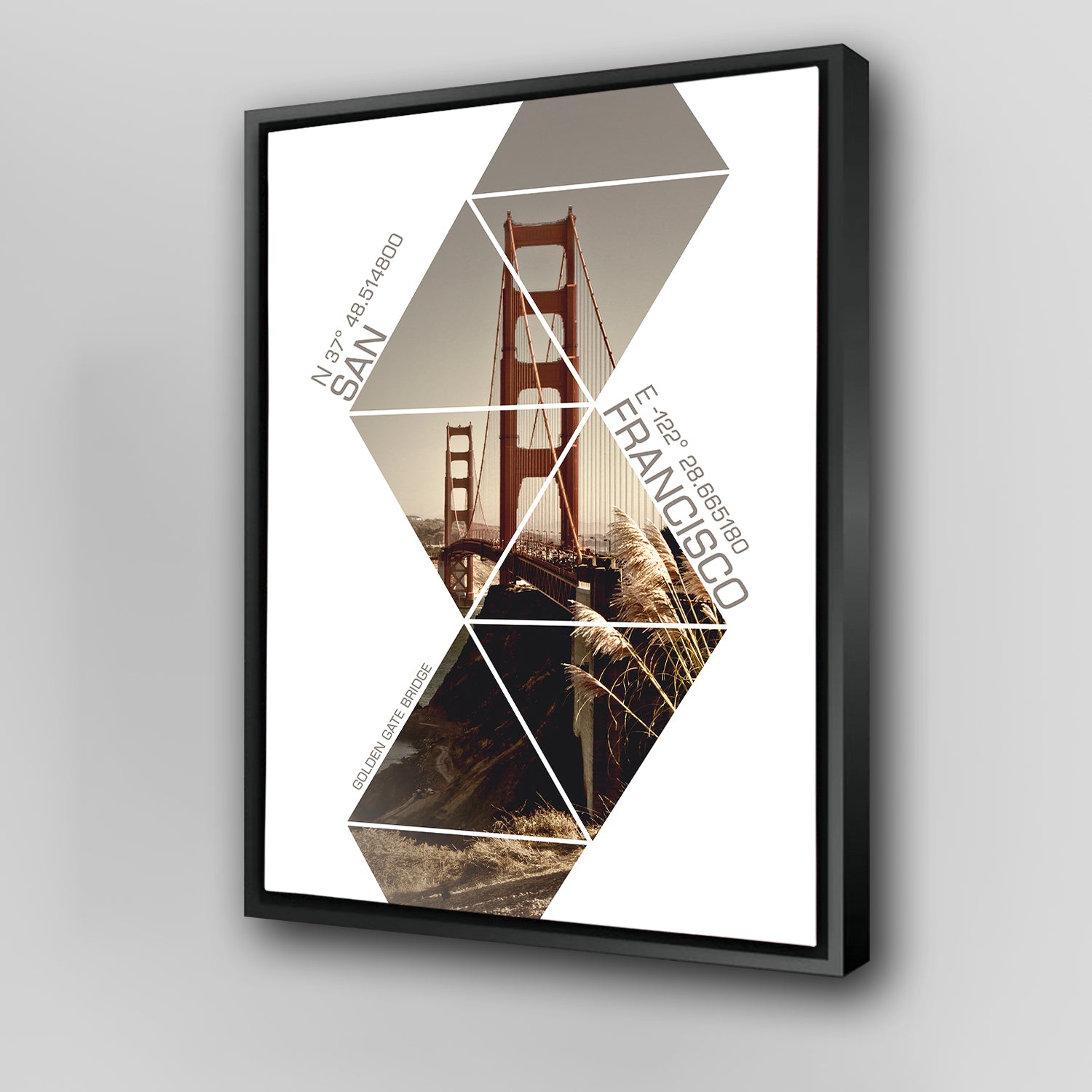 Coordinates San Francisco Golden Gate Bridge