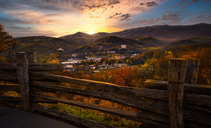 Gatlinburg Sunset Wall Art