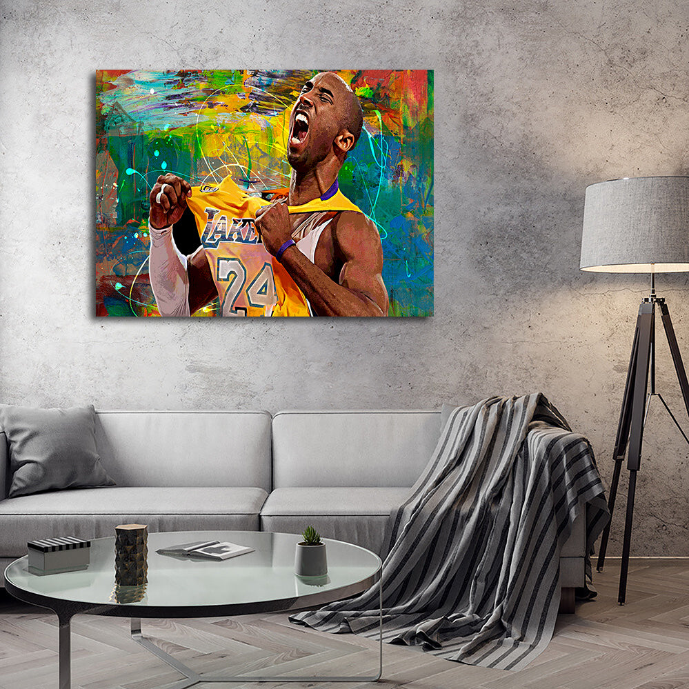 The Black Mamba Yellow Blend Wall Art