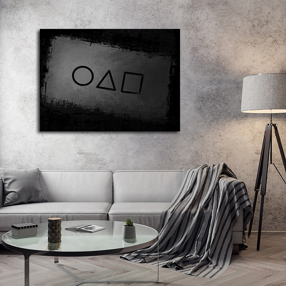 Squid Game Business Card Wall Art