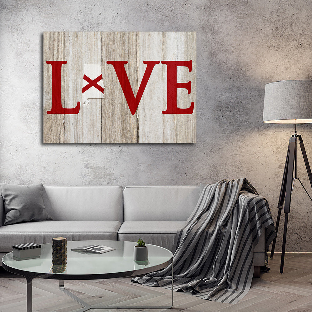 Love Alabama Wall Art