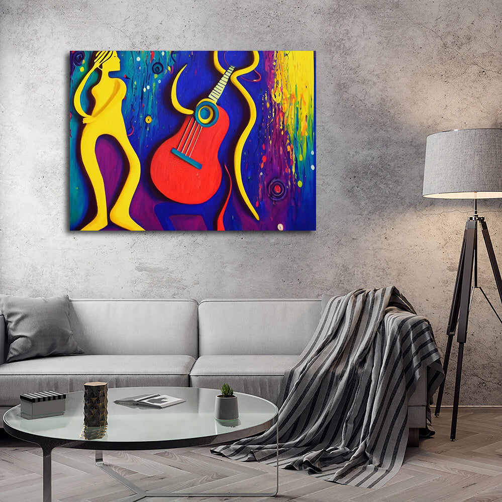 Guitar Art Wall Art
