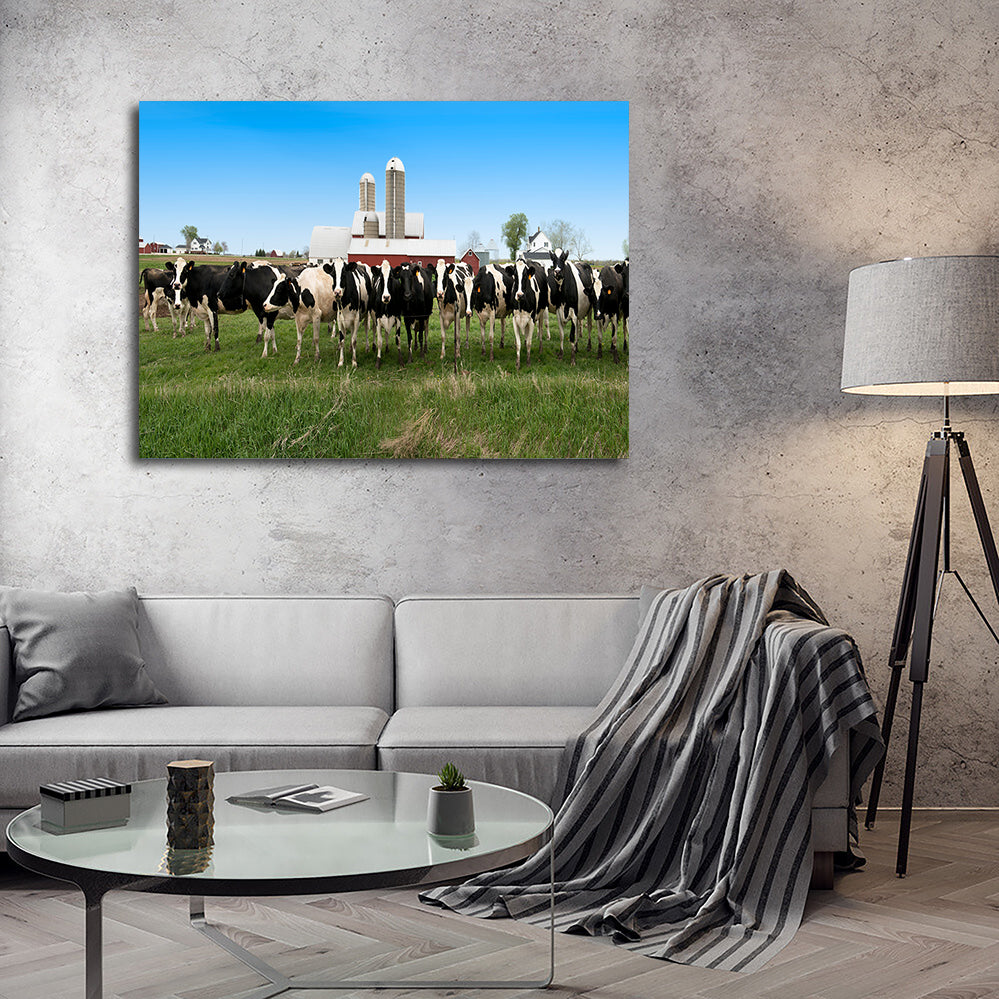 Wisconsin Dairy Cows Wall Art