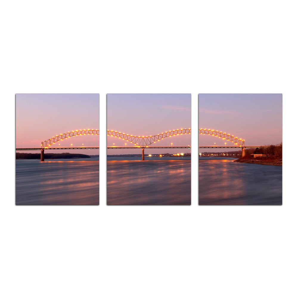 Memphis Arkansas Bridge Wall Art