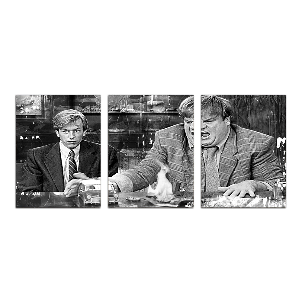 Callahan Sales Pitch Grayscale Wall Art