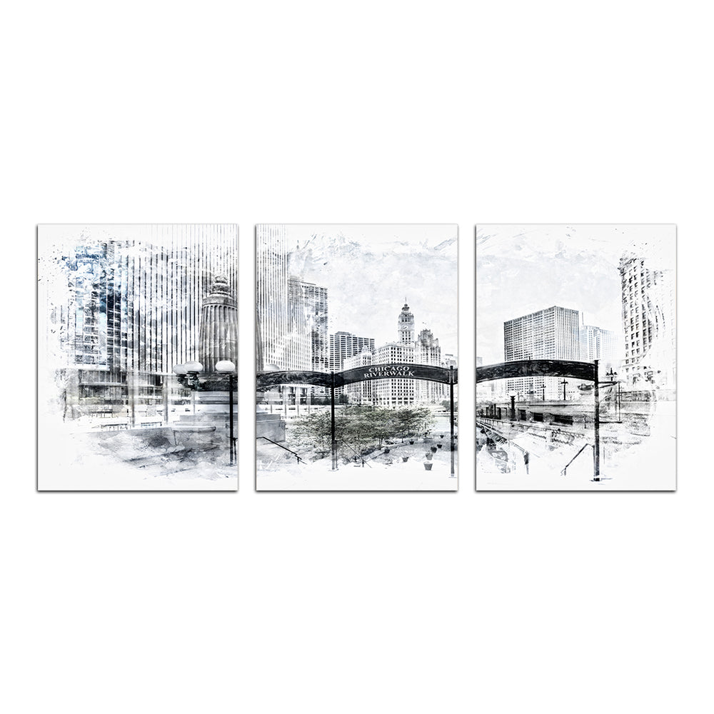 City Art CHICAGO Downtown Wall Art