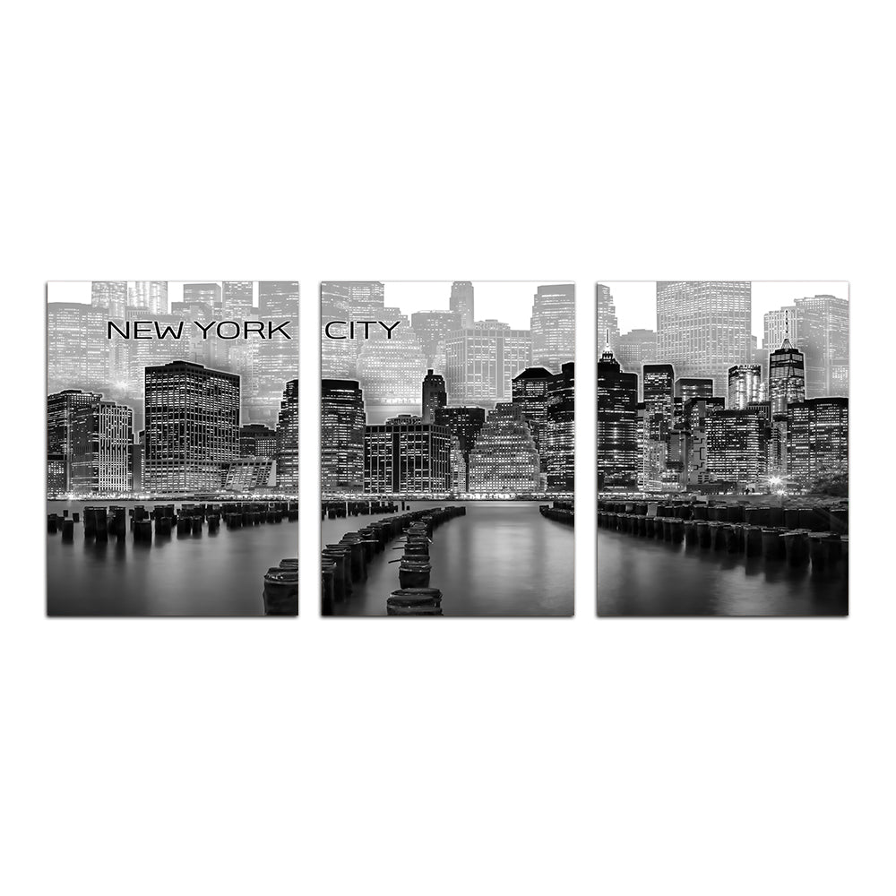 Manhattan Skyline Graphic Art Wall Art