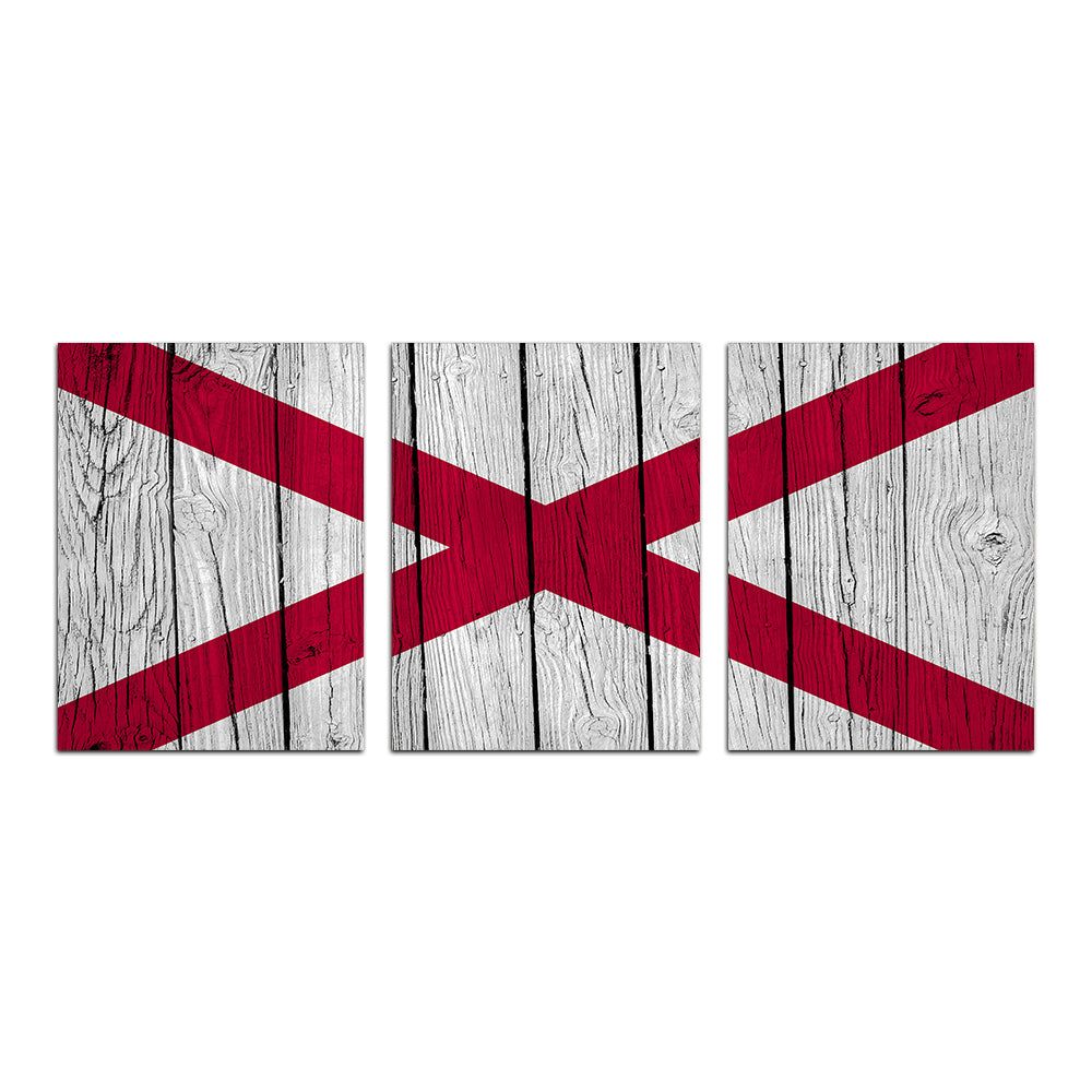 Alabama State Flag Wall Art