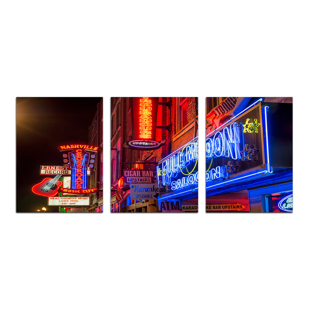 Nashville Music Row Wall Art