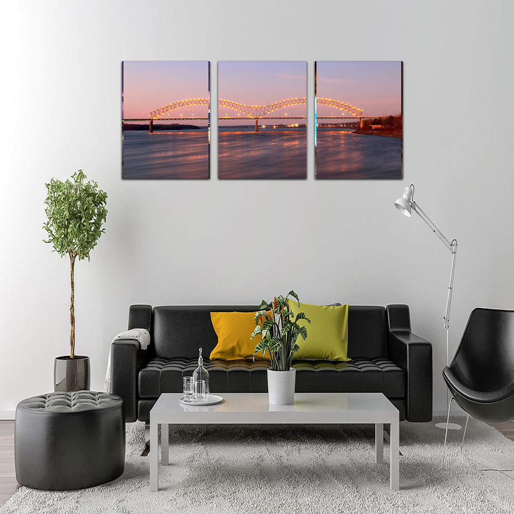 Memphis Arkansas Bridge Wall Art