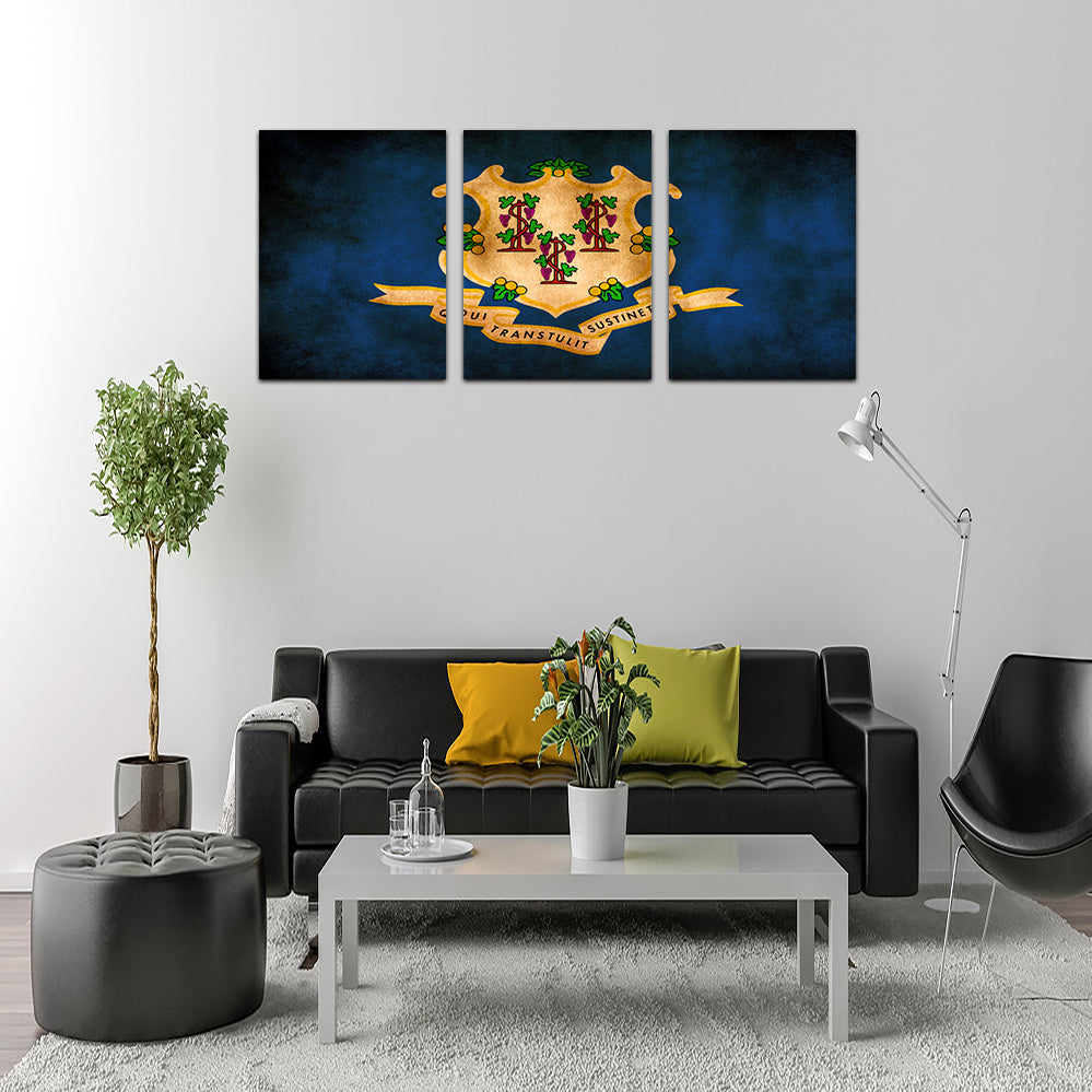 Connecticut State Flag Wall Art
