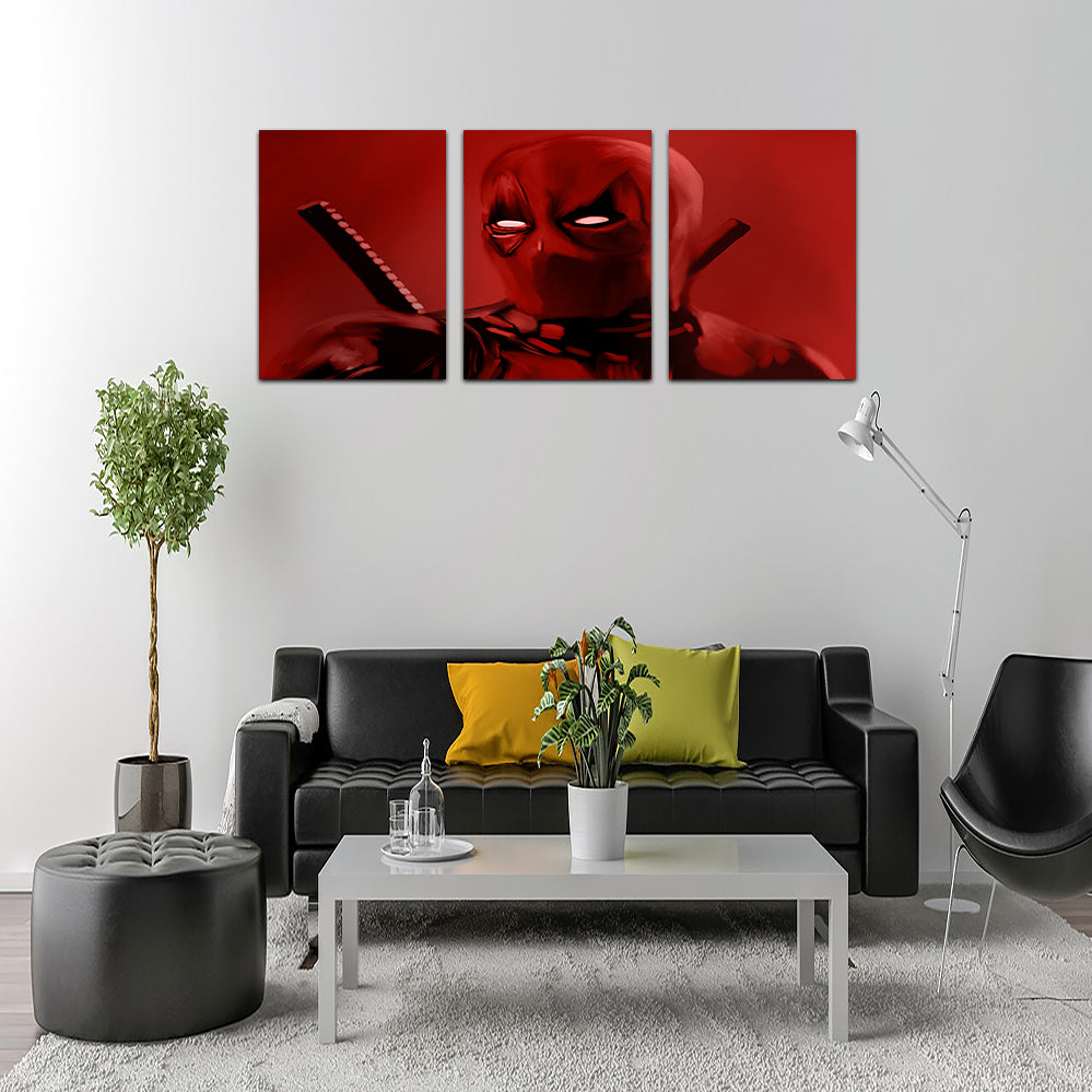 Dead In Red Wall Art