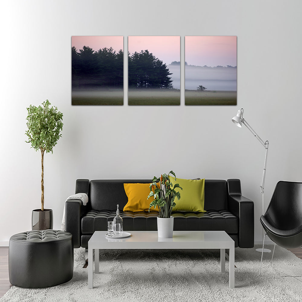 Misty Wisconsin Morning Castle Rock Lake Wall Art